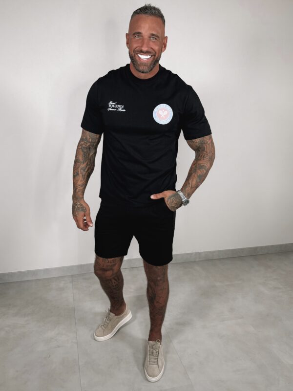 BEVERLY HILLS TENNIS TEE - black