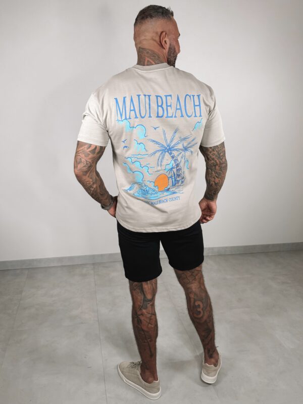 MAUI BEACH TEE - beige