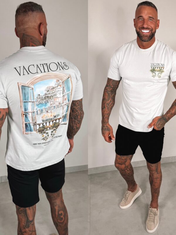 VACATIONS TEE - grey