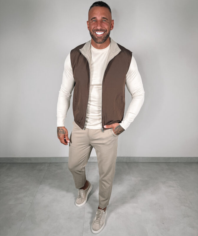 Reversible Bodywarmer - Brown