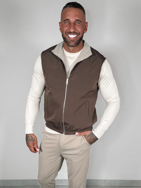 Reversible Bodywarmer - Brown