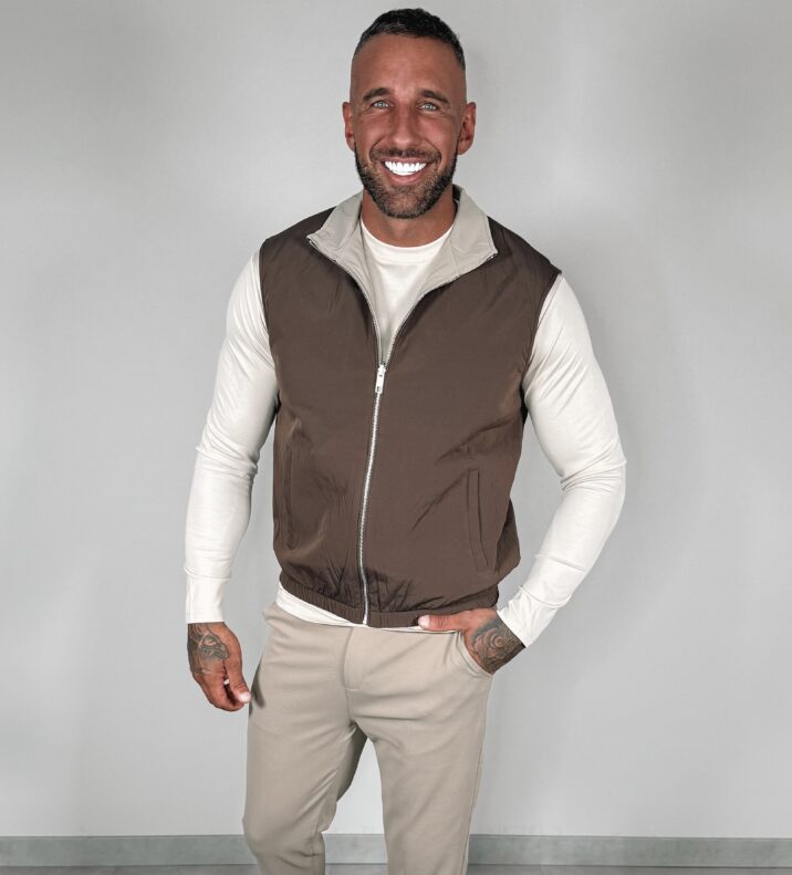 Reversible Bodywarmer - Brown