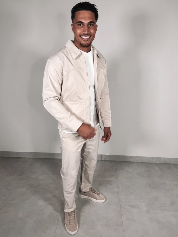 IMG_4619 FRONT POCKET TECH SUIT - beige