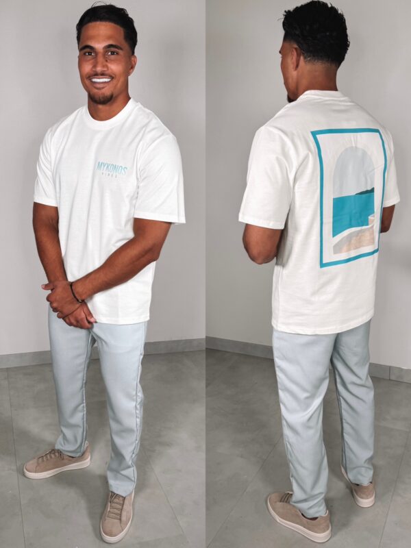 MYKONOS TEE - white