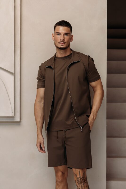 Summer Gilet Tech Set - Choco