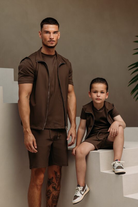 Summer Gilet Tech Set - Choco