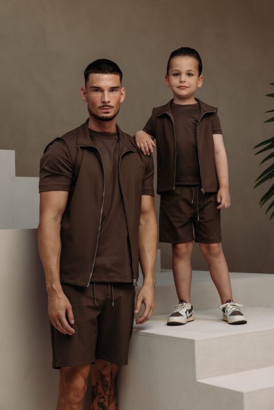 Summer Gilet Tech Set - Choco