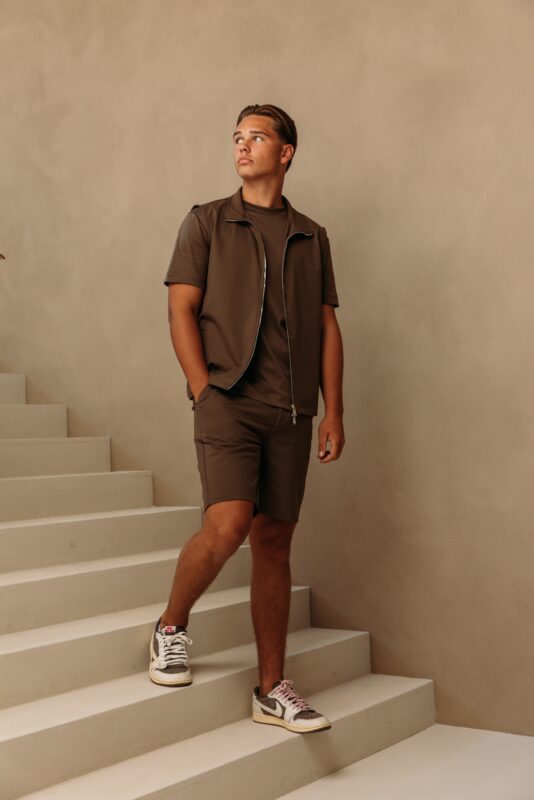 Summer Gilet Tech Set - Choco