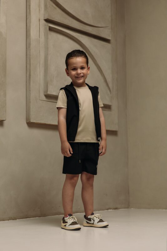 Manilo Kids - Premium Tech Short – Black