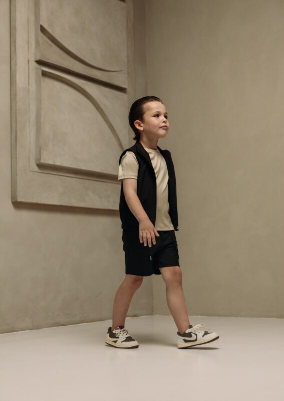 Manilo Kids - Premium Tech Short – Black