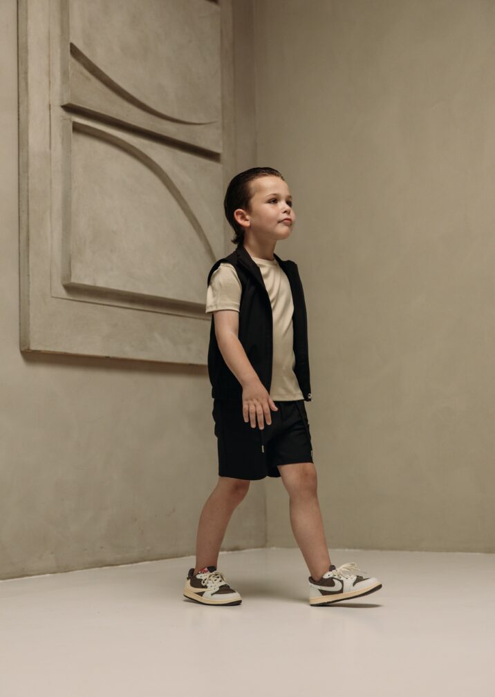 Manilo Kids - Premium Tech Short – Black