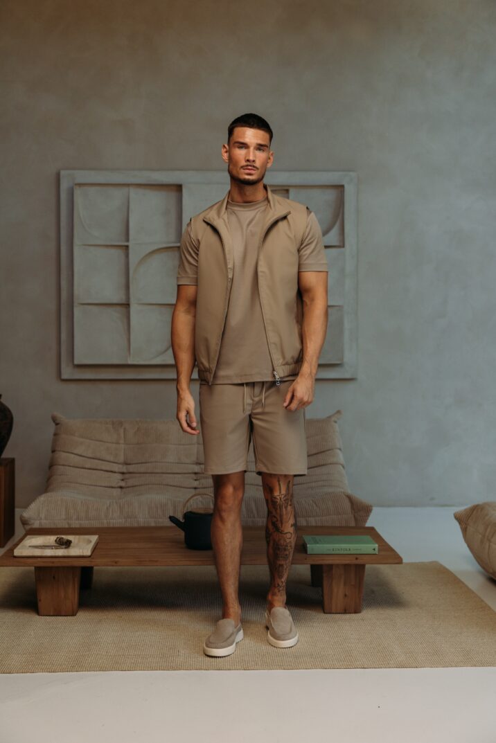 Premium Tech Short - Taupe