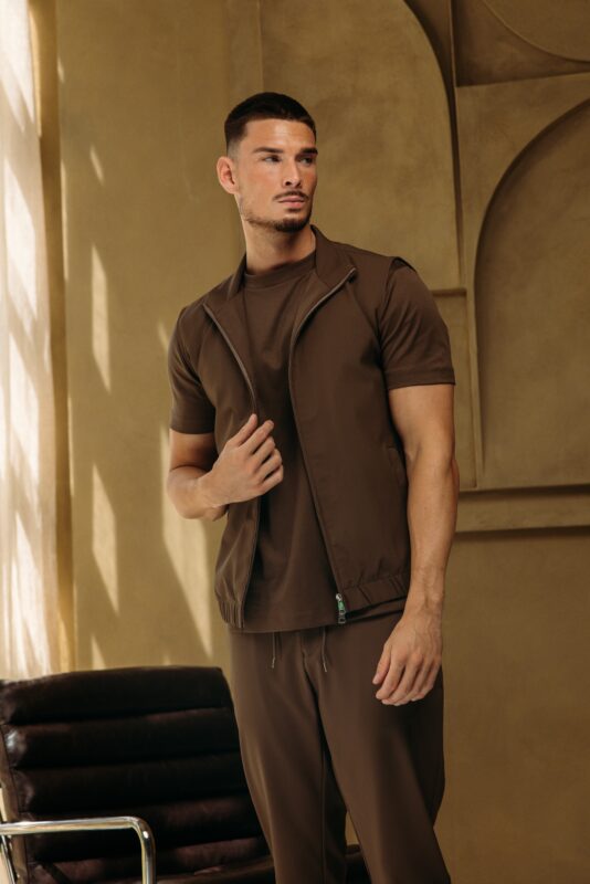 Premium Tech Gilet - Choco