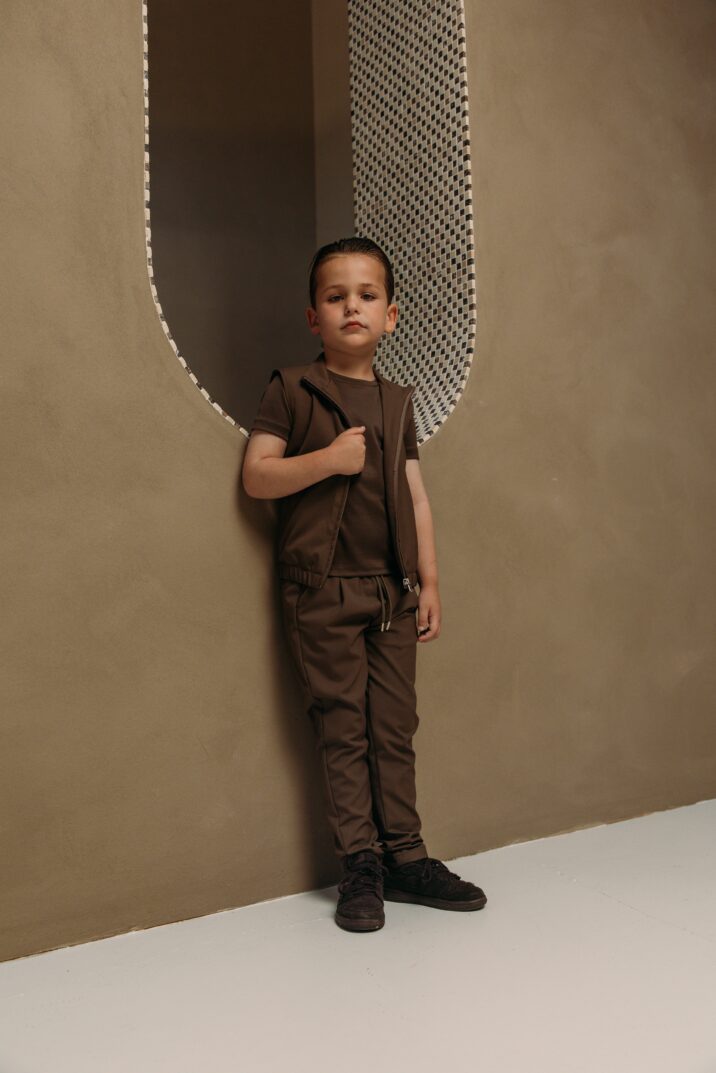 Manilo Kids - Premium Tech Gilet – Choco