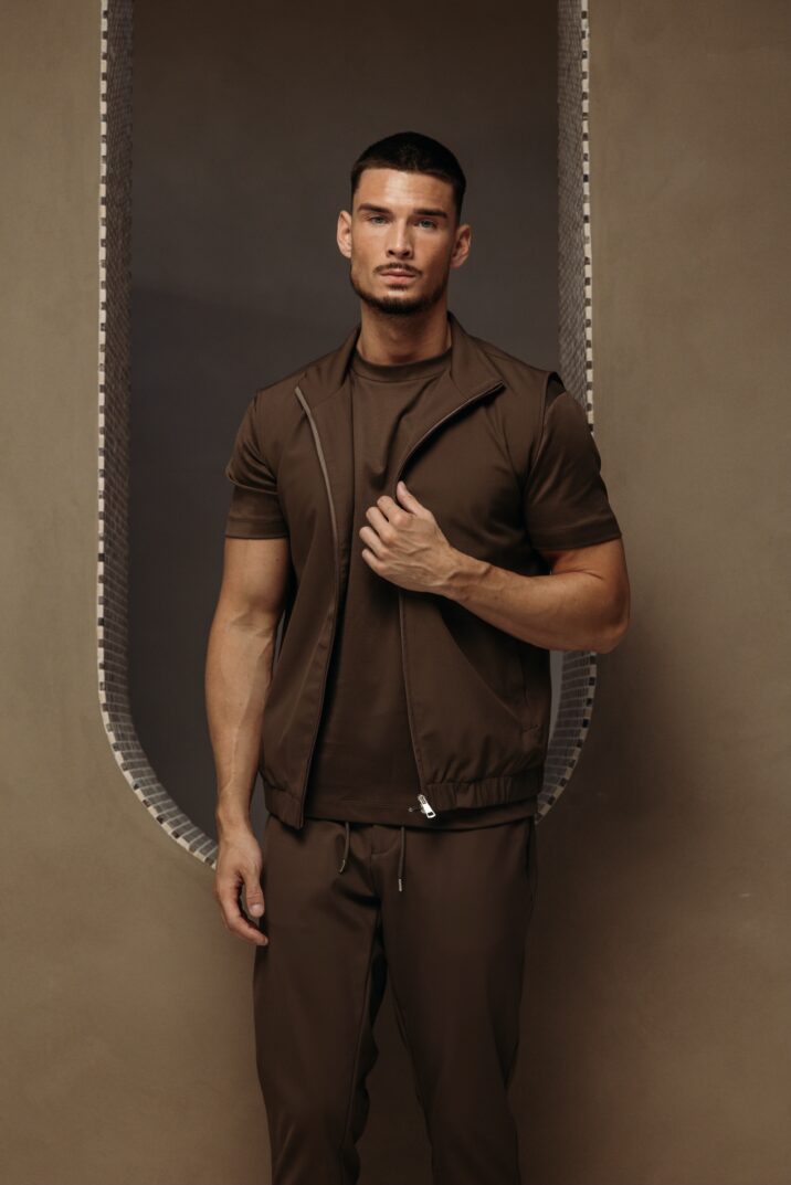 Premium Tech Gilet - Choco