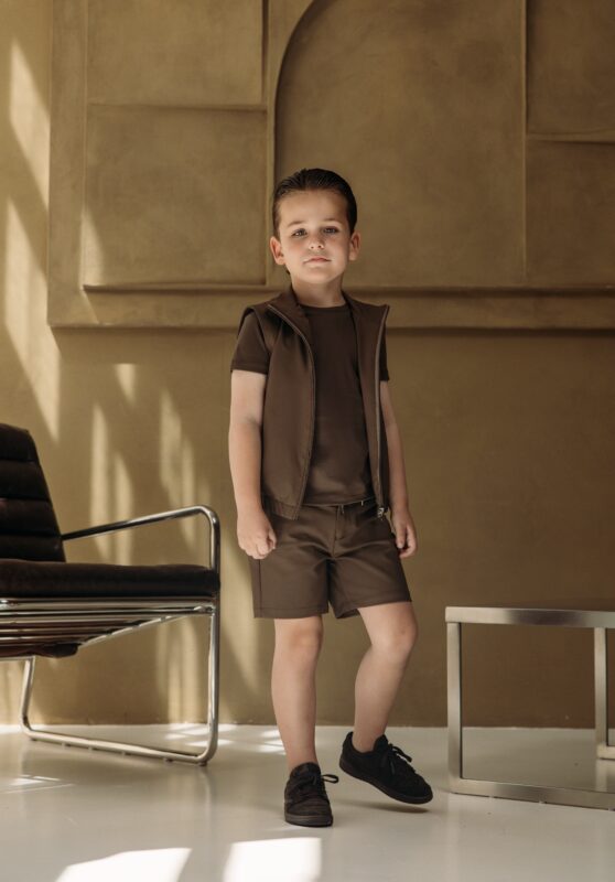 Manilo Kids - Premium Tech Short – Choco