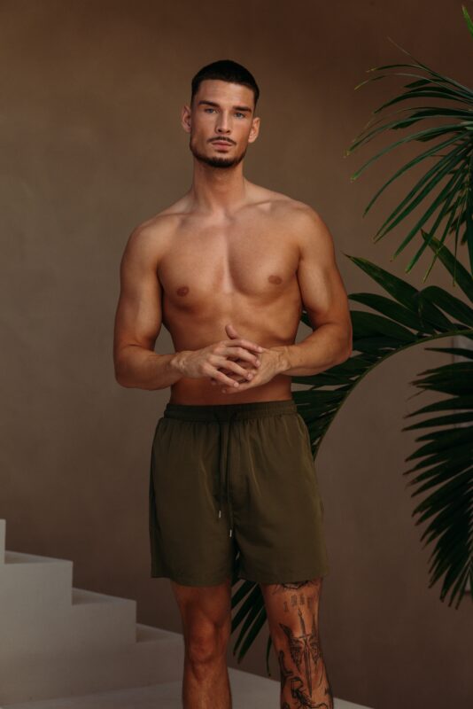 Smart Glans Swim Shorts - Khaki