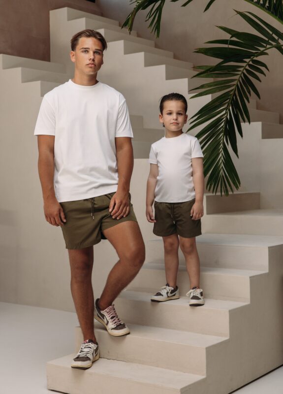Smart Glans Swim Shorts - Khaki