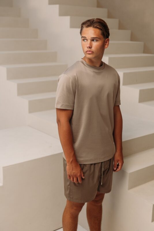 Smart Glans Swim Shorts - Taupe
