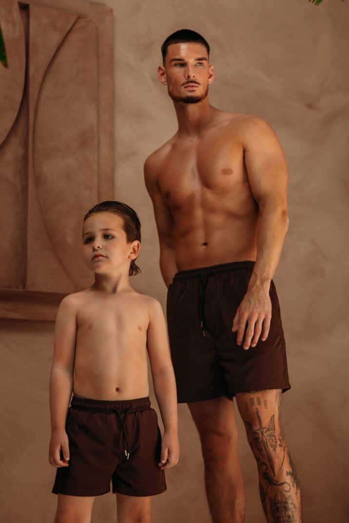 Smart Glans Swim Shorts - Choco