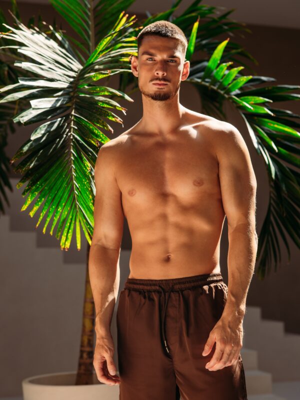 Smart Glans Swim Shorts - Choco