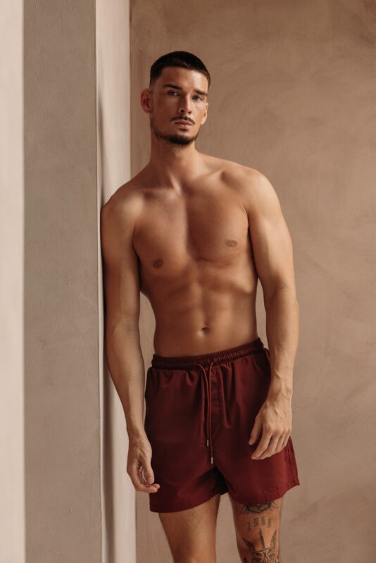 Smart Glans Swim Shorts - Bordeaux