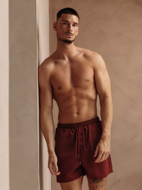 Smart Glans Swim Shorts - Bordeaux