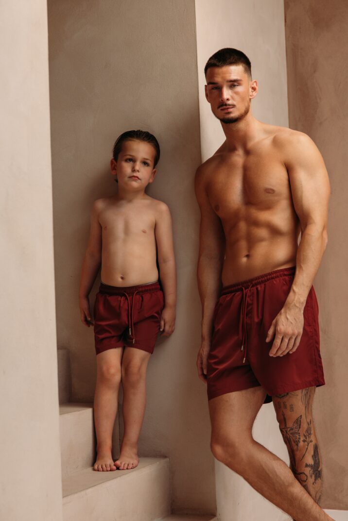 Smart Glans Swim Shorts - Bordeaux