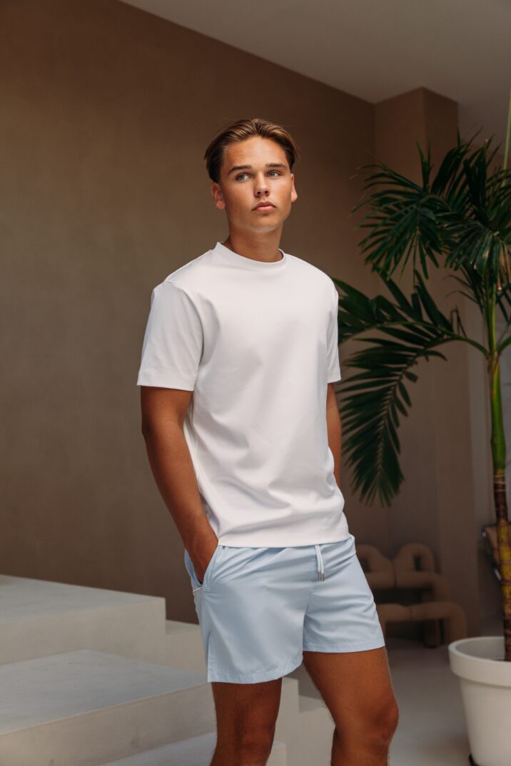 Smart Glans Swim Shorts - Skyblue