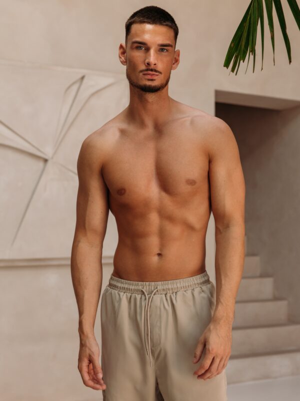 Smart Glans Swim Shorts - Beige