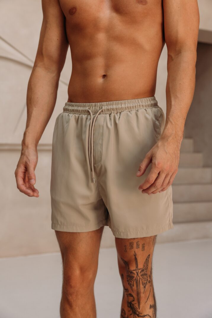 Smart Glans Swim Shorts - Beige