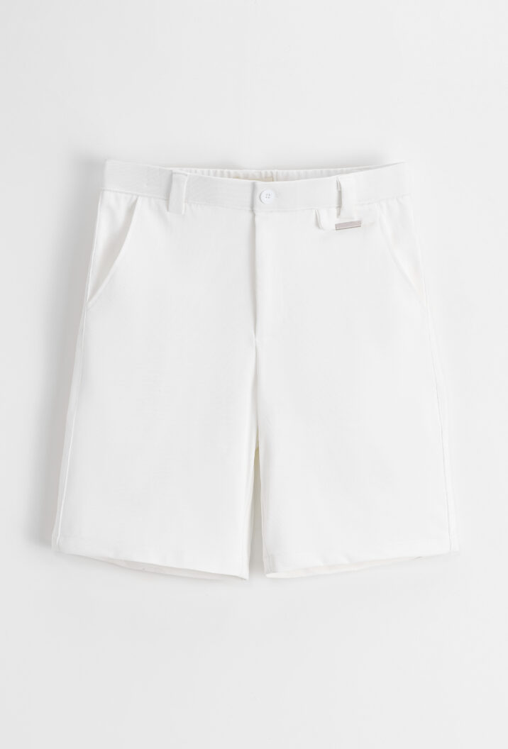 Stretch Chino Short - white