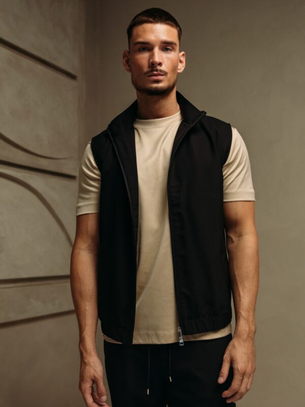 Premium Tech Gilet - Black