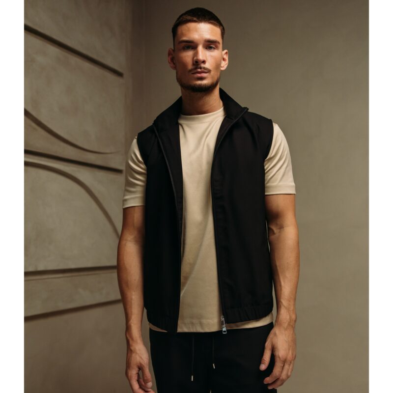 Premium Tech Gilet - Black