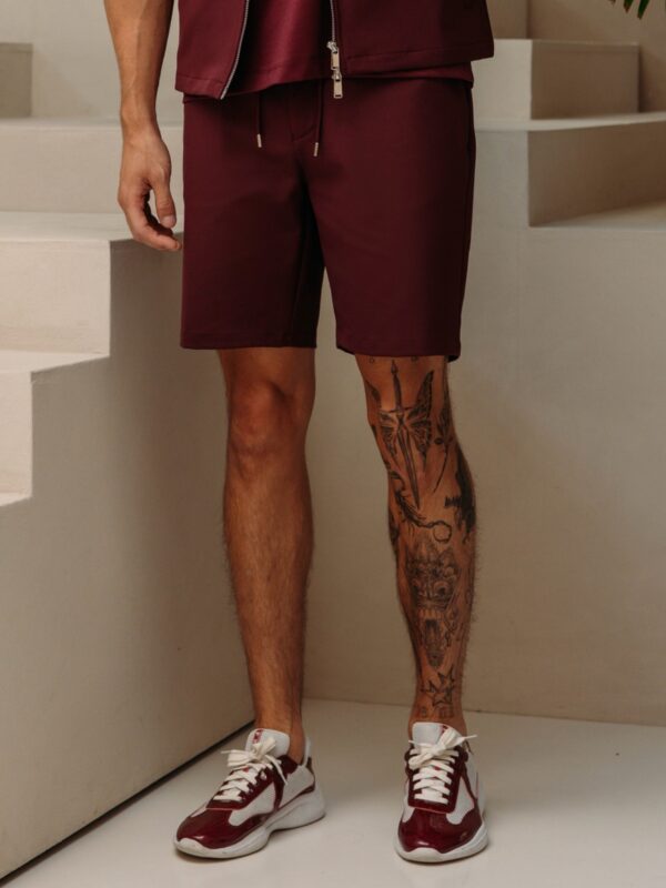 IMG_9508 Premium Tech Short - Bordeaux
