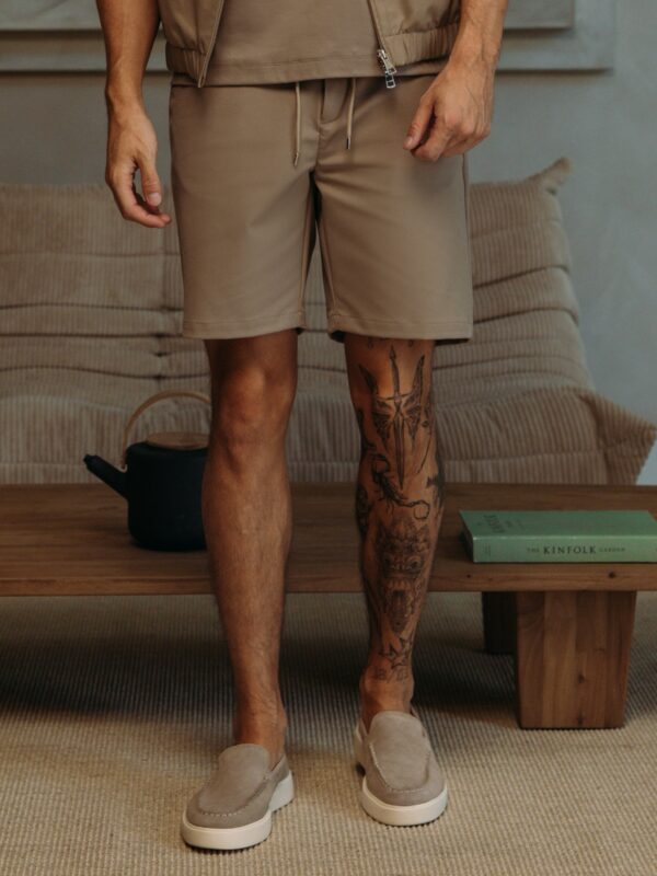 IMG_9615 Premium Tech Short - Taupe