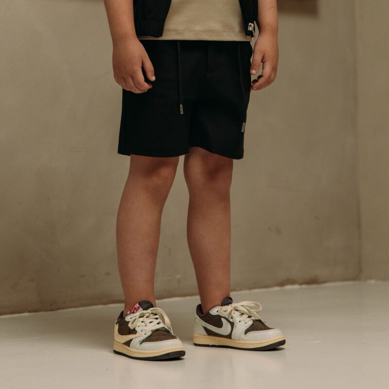 Manilo Kids - Premium Tech Short – Black