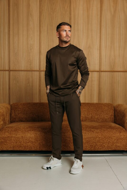 Double Mercerized Longsleeve - Coffee