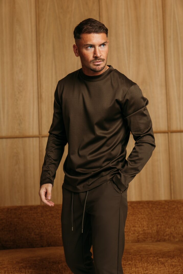 Double Mercerized Longsleeve - Coffee
