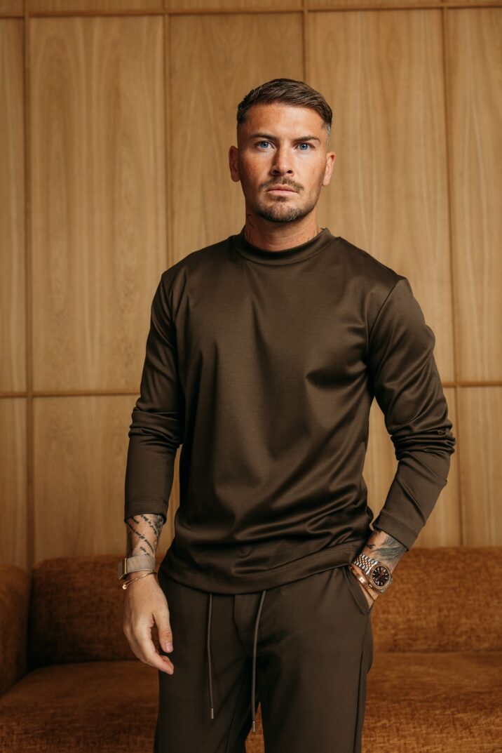Double Mercerized Longsleeve - Coffee