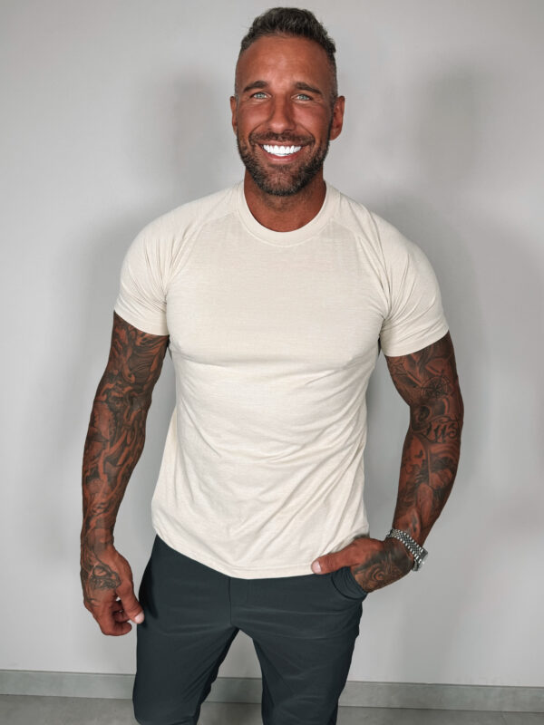 Relaxed Basic Tee - Beige