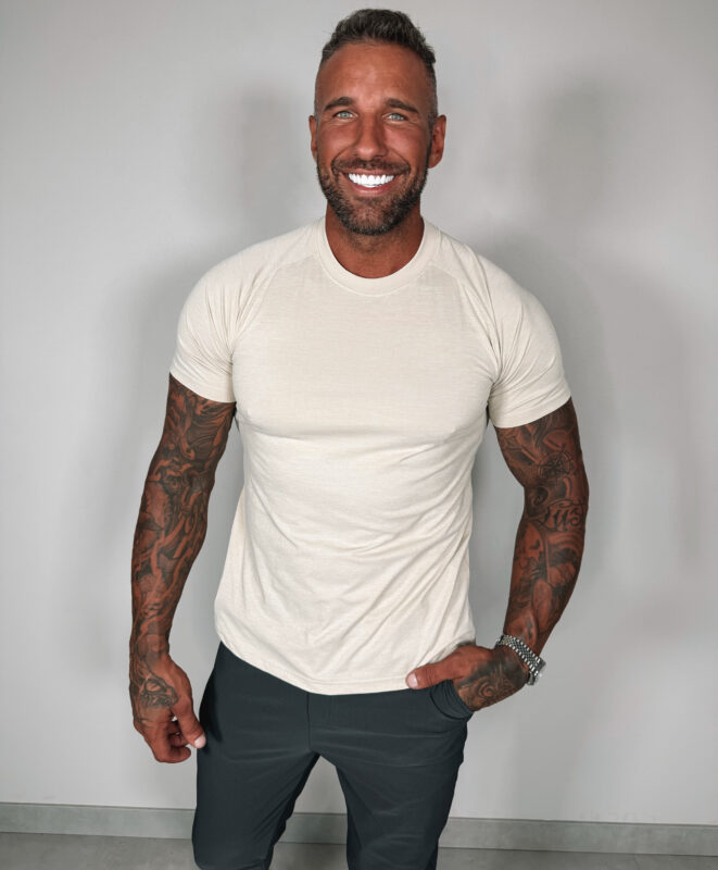 Relaxed Basic Tee - Beige