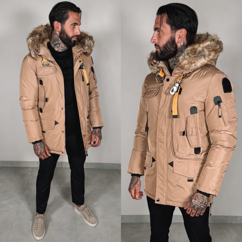 Inspired Winterjacket - Camel