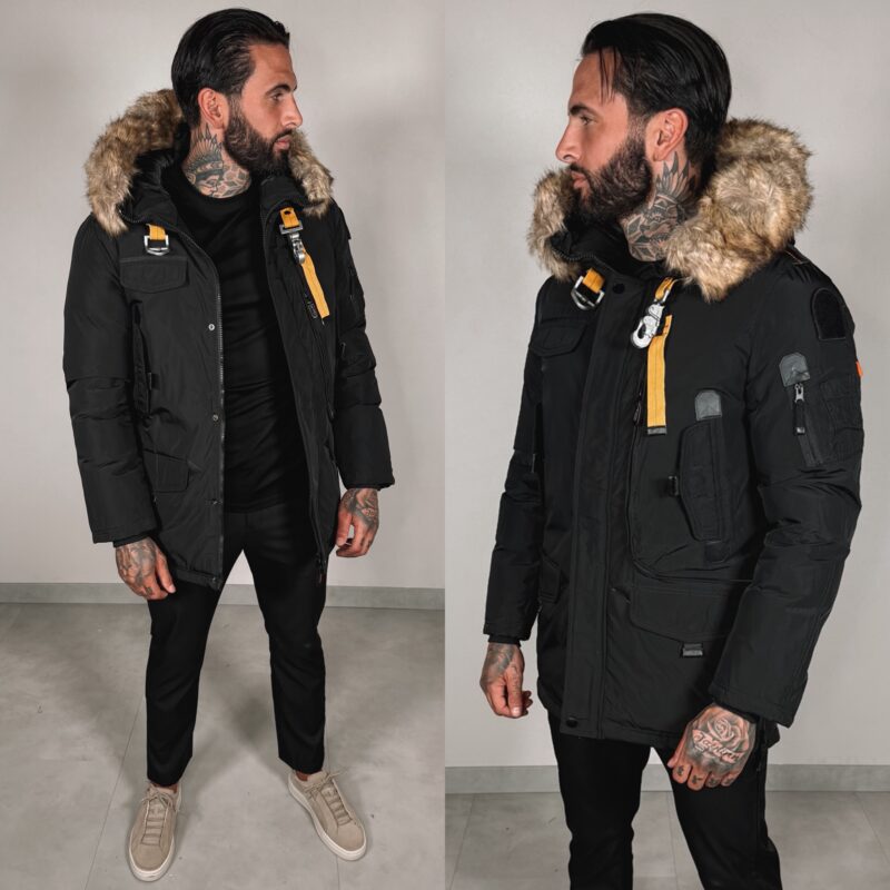 Inspired Winterjacket - Black
