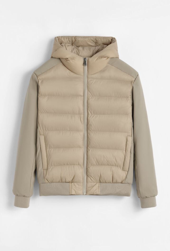 Padded Body Jacket - Beige