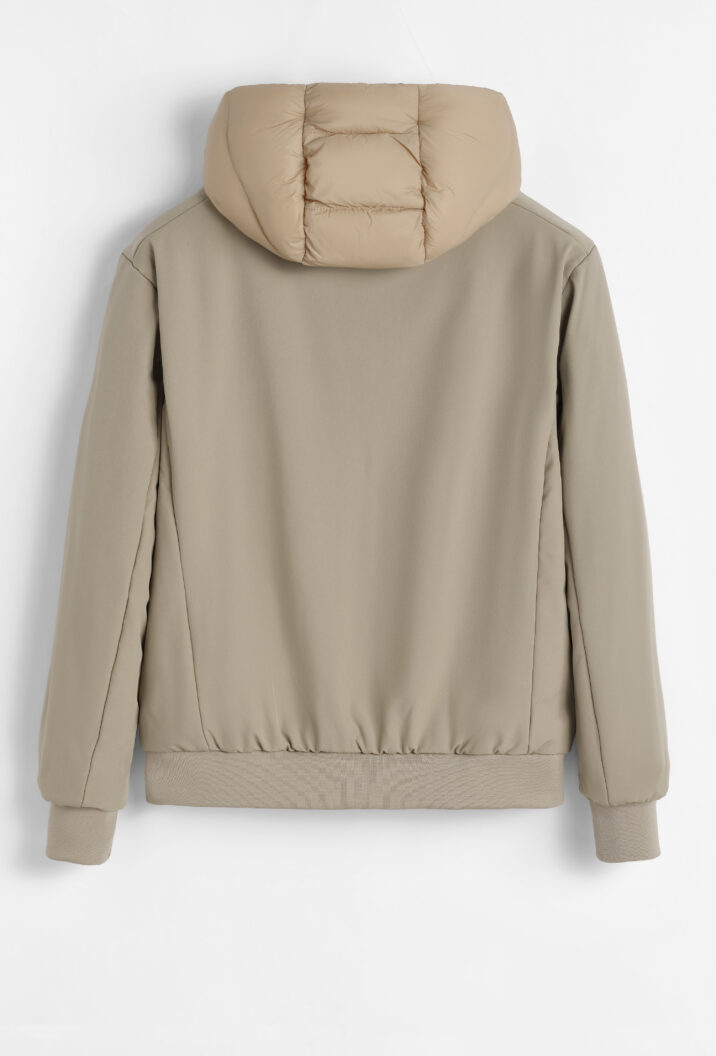 Padded Body Jacket - Beige