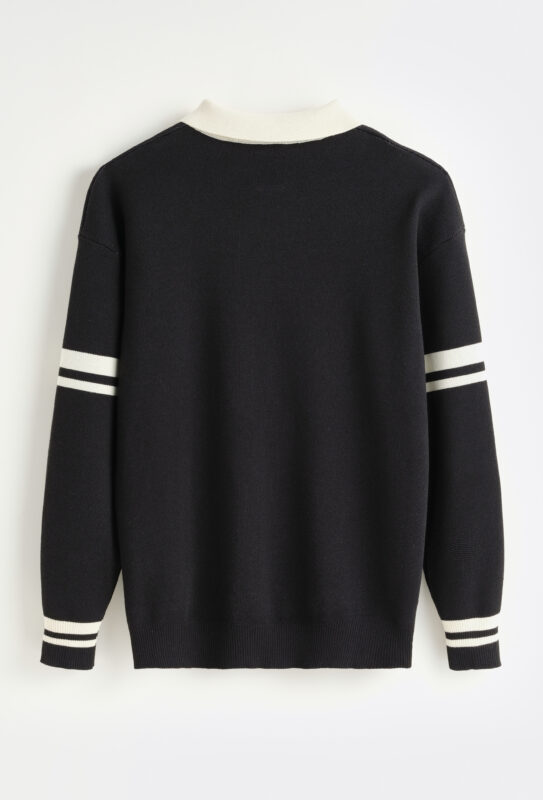 Present Baseball Sweater - Black