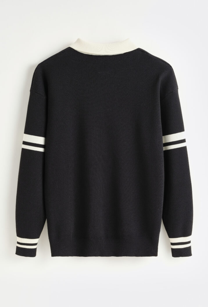 Present Baseball Sweater - Black