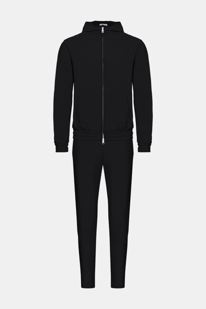 Manilo Hoody Tech suit - Black