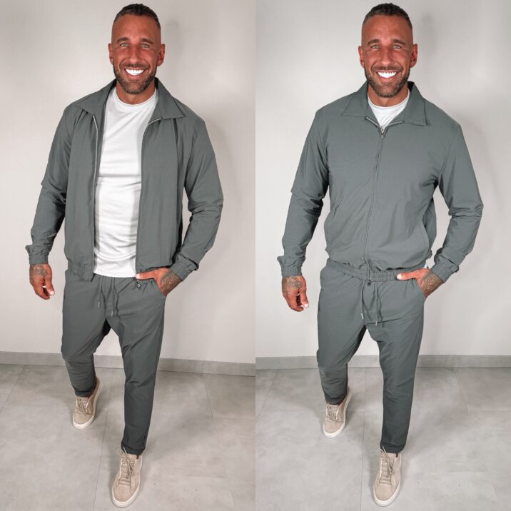 Manilo Tech suit - Stone